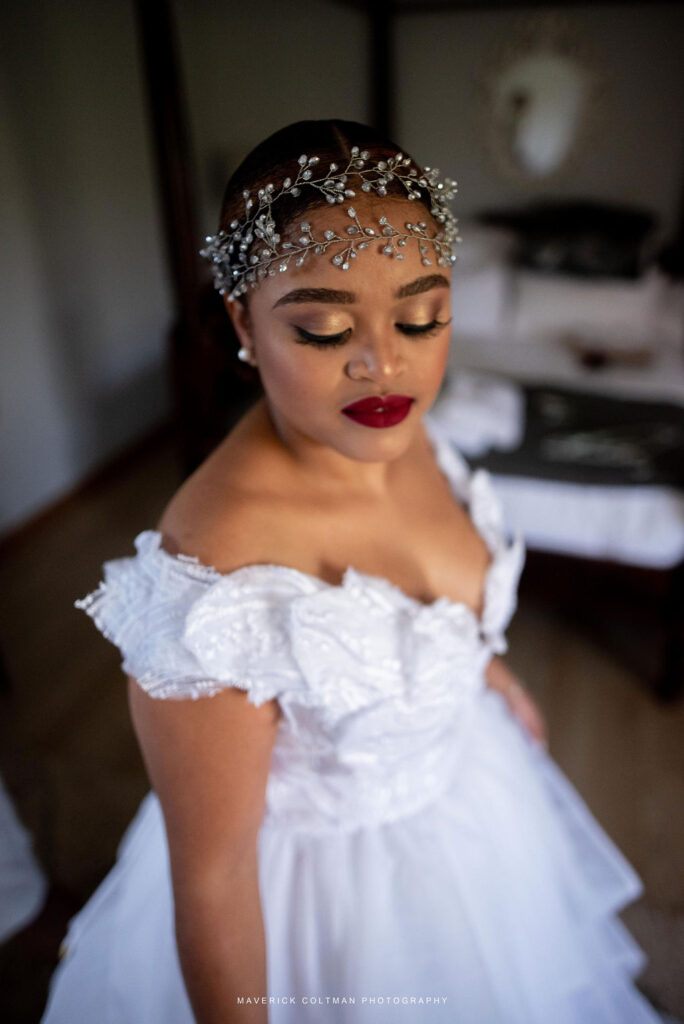 Gqeberha Wedding Photographer - bridal couple at Lombardini Game Farm and Venue