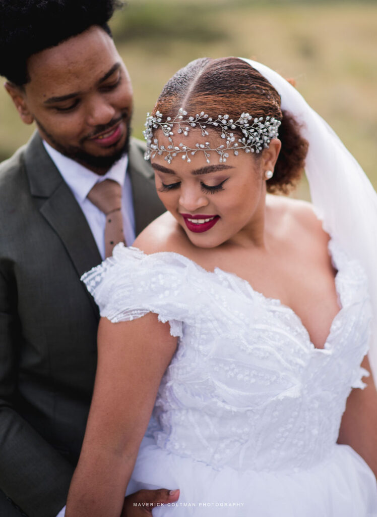 Gqeberha Wedding Photographer - bridal couple at Lombardini Game Farm and Venue