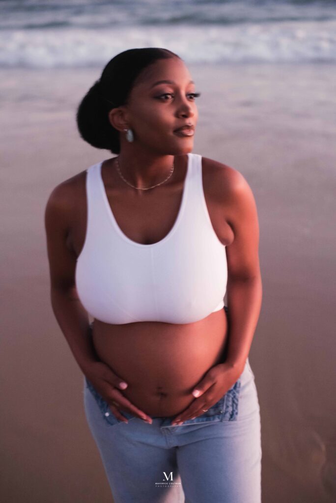 Gqeberha Portrait Photographer - Kayla Jaftha Maternity Session